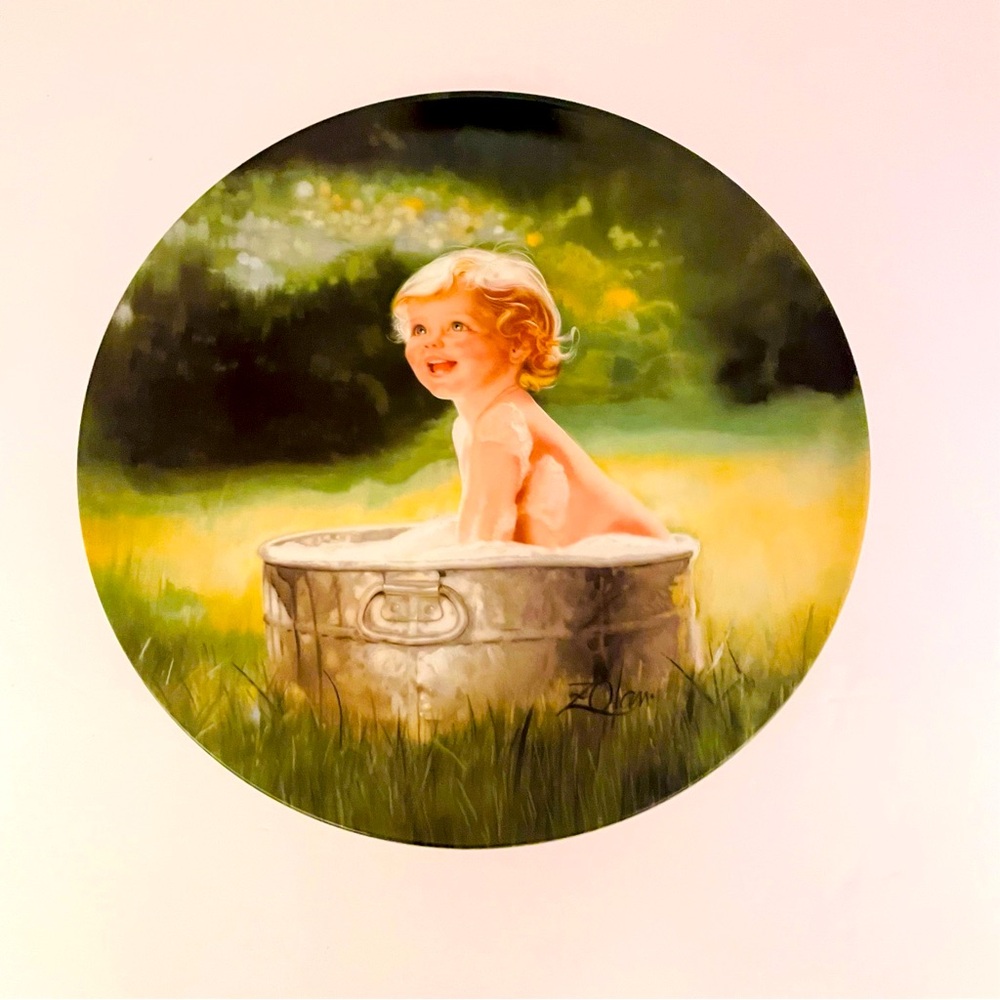 Collector Plate Summer Suds by Donald Zolan Wall Art